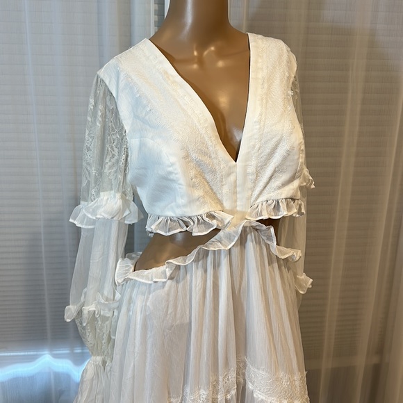 PatBo Lace Trim Maxi Dress - Picture 6 of 16